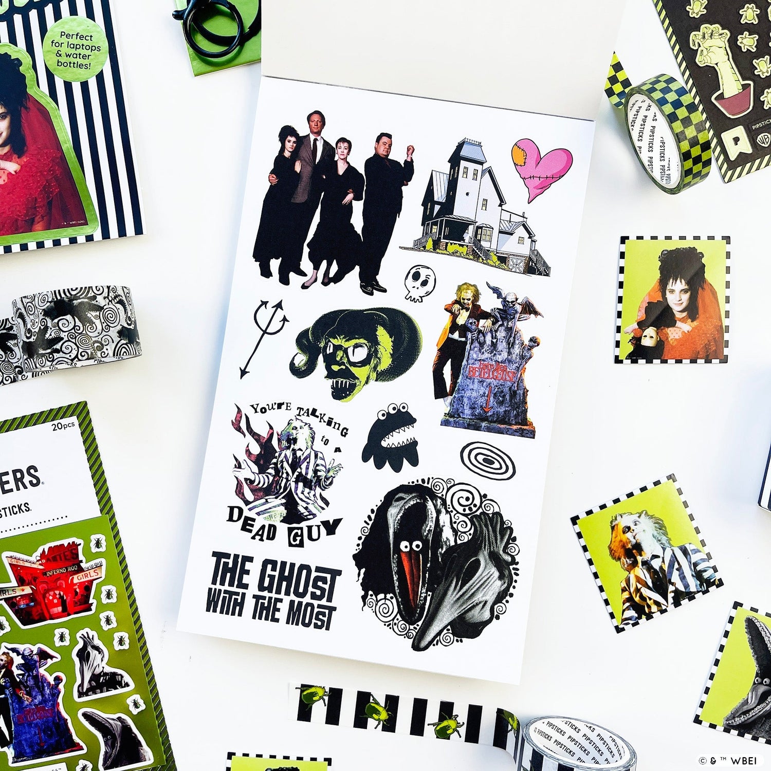 Beetlejuice Junk Journal Sticker Book