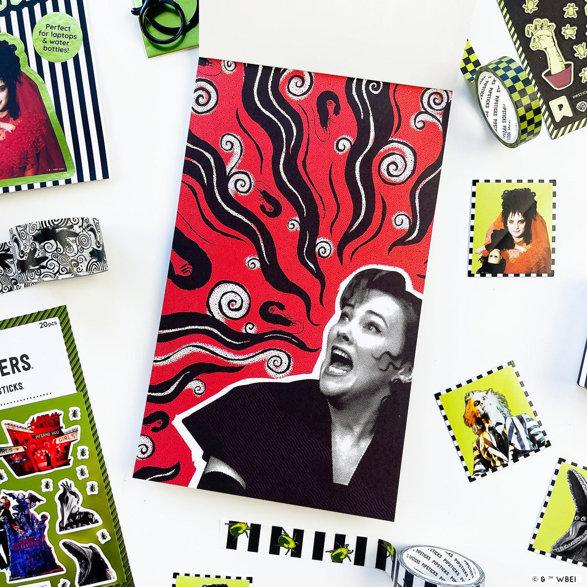 Beetlejuice Junk Journal Sticker Book