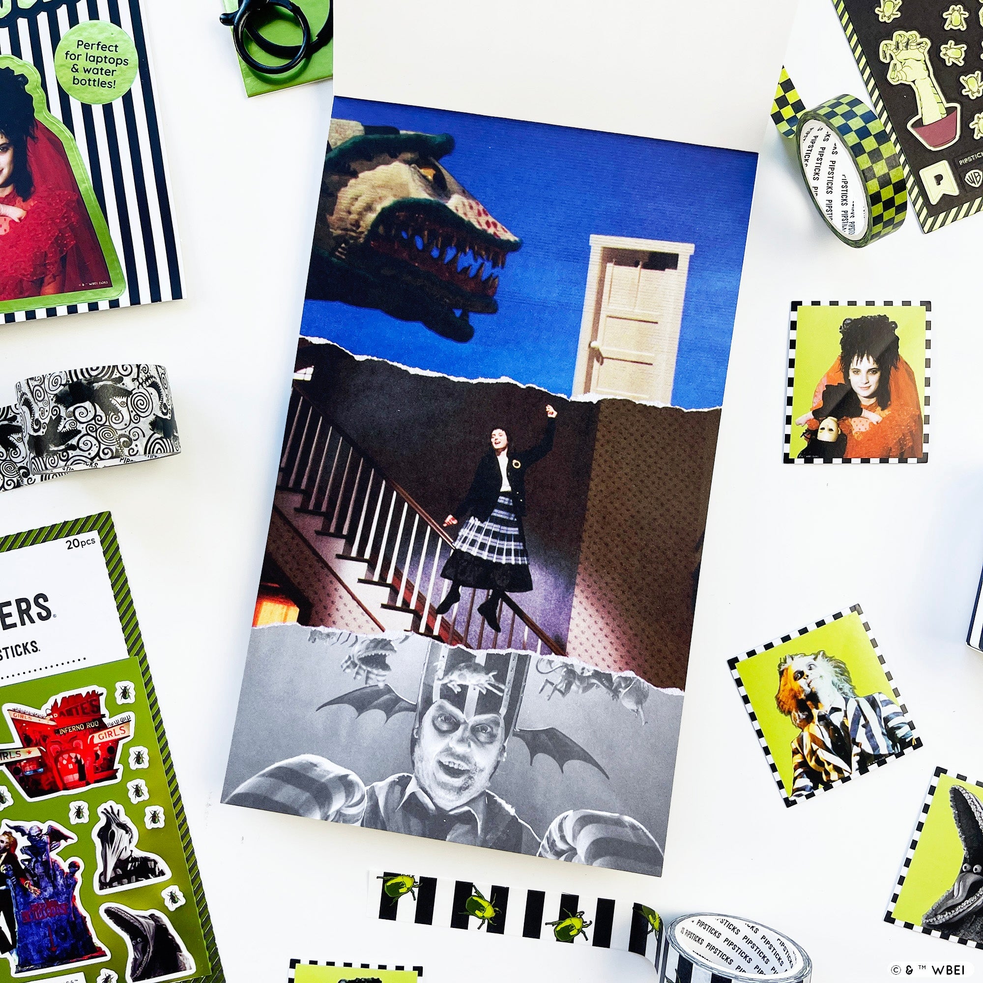Beetlejuice Junk Journal Sticker Book