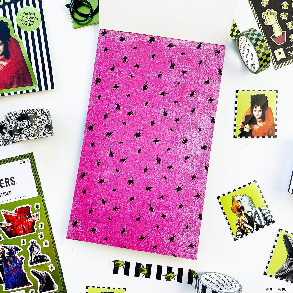 Beetlejuice Junk Journal Sticker Book