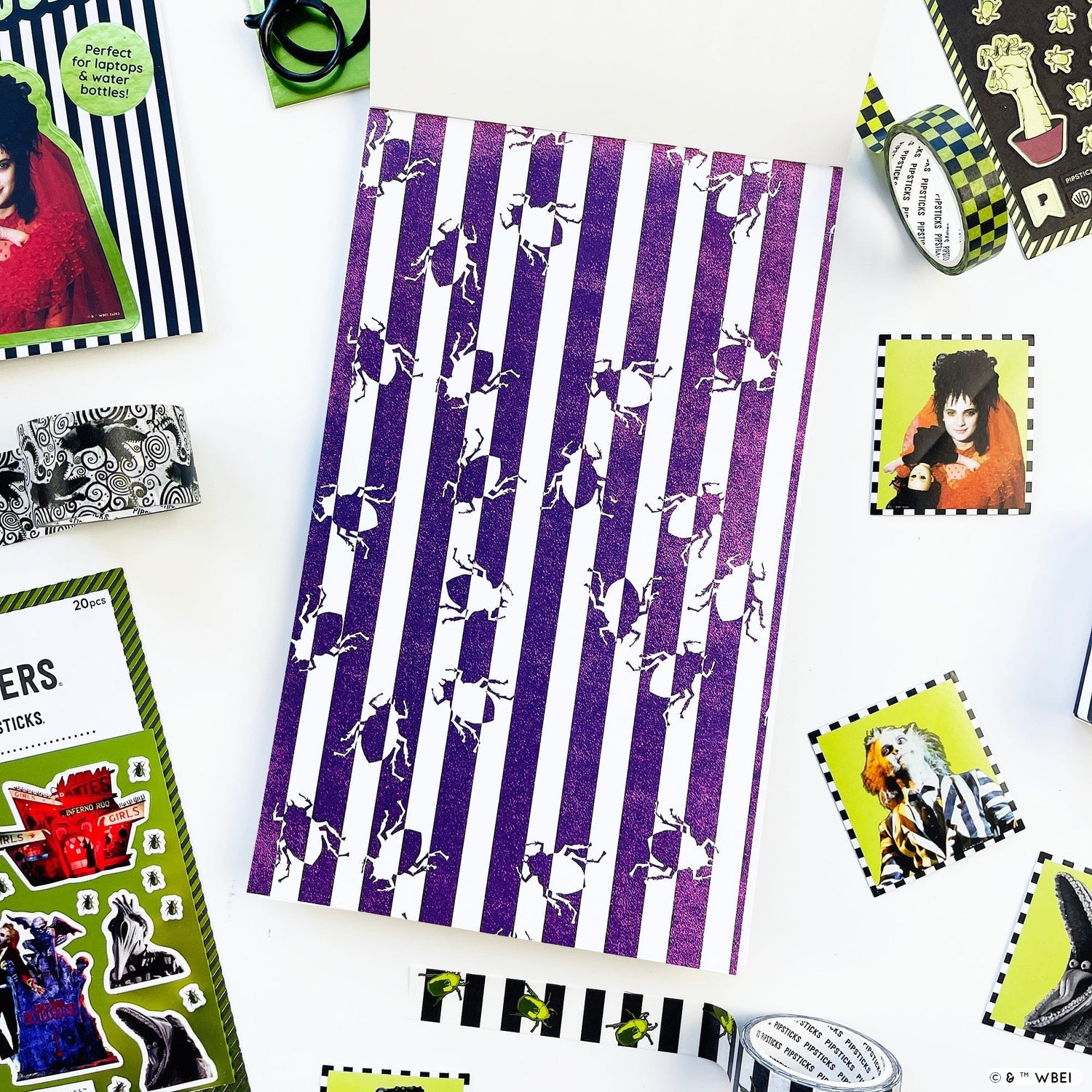 Beetlejuice Junk Journal Sticker Book