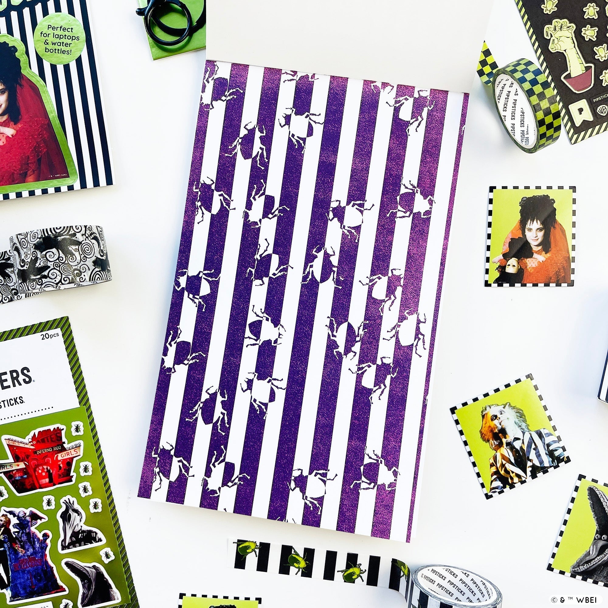 Beetlejuice Junk Journal Sticker Book