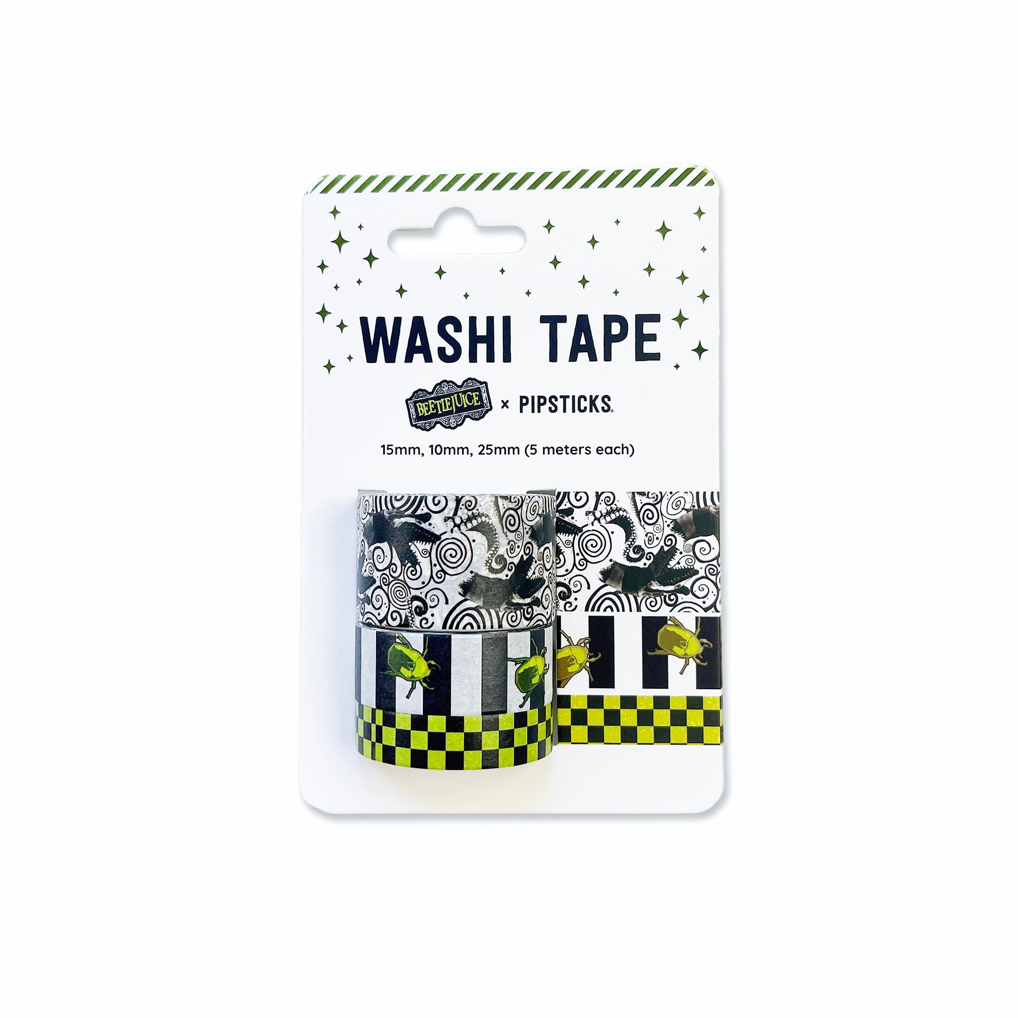 Beetlejuice Strange & Unusual Washi Set