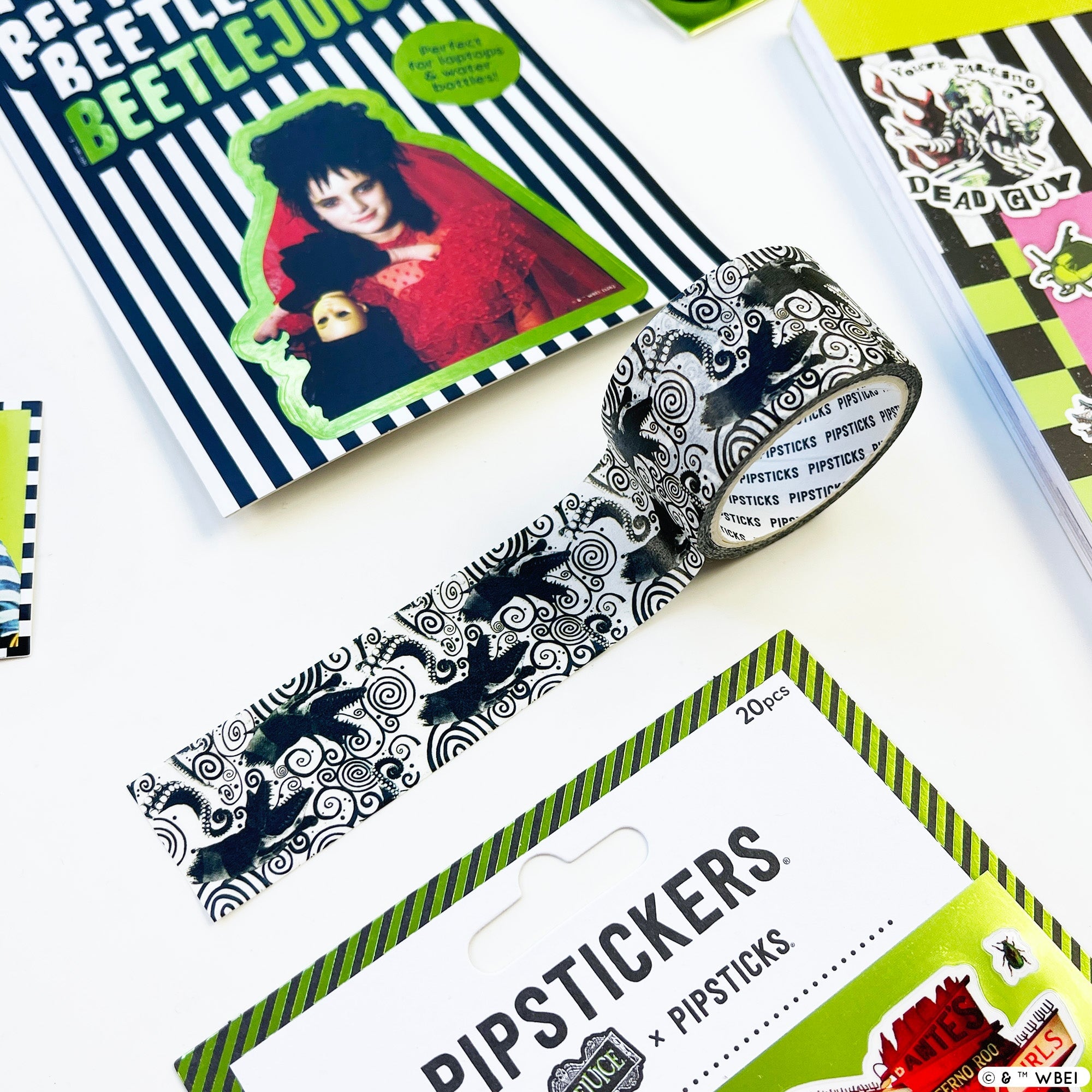 Beetlejuice Strange & Unusual Washi Set