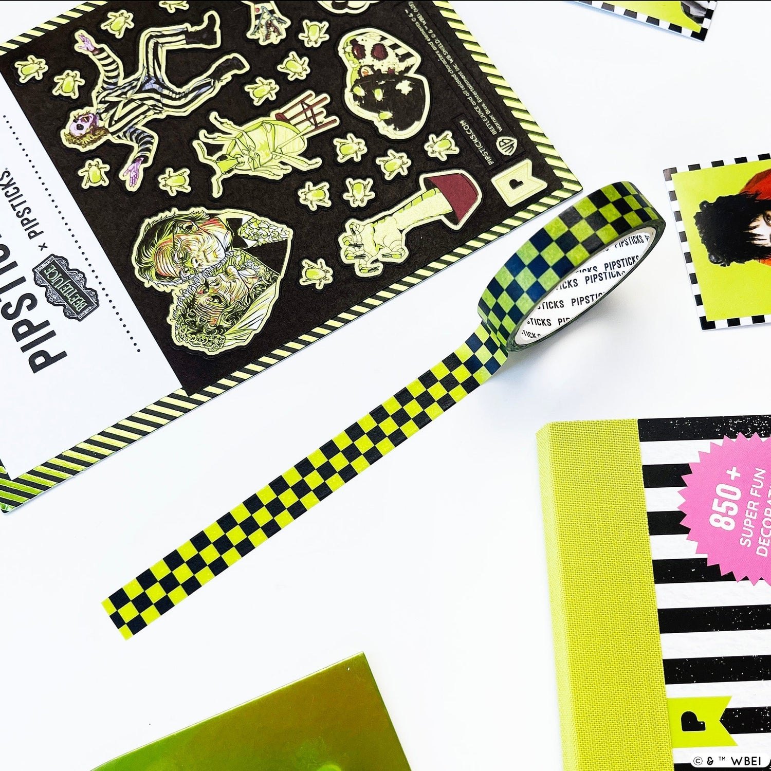 Beetlejuice Strange & Unusual Washi Set