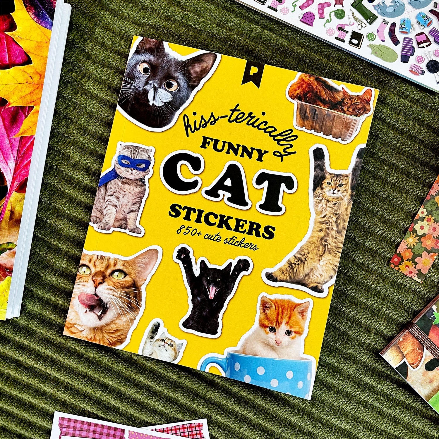 Hiss-terically Funny Cat Sticker Book