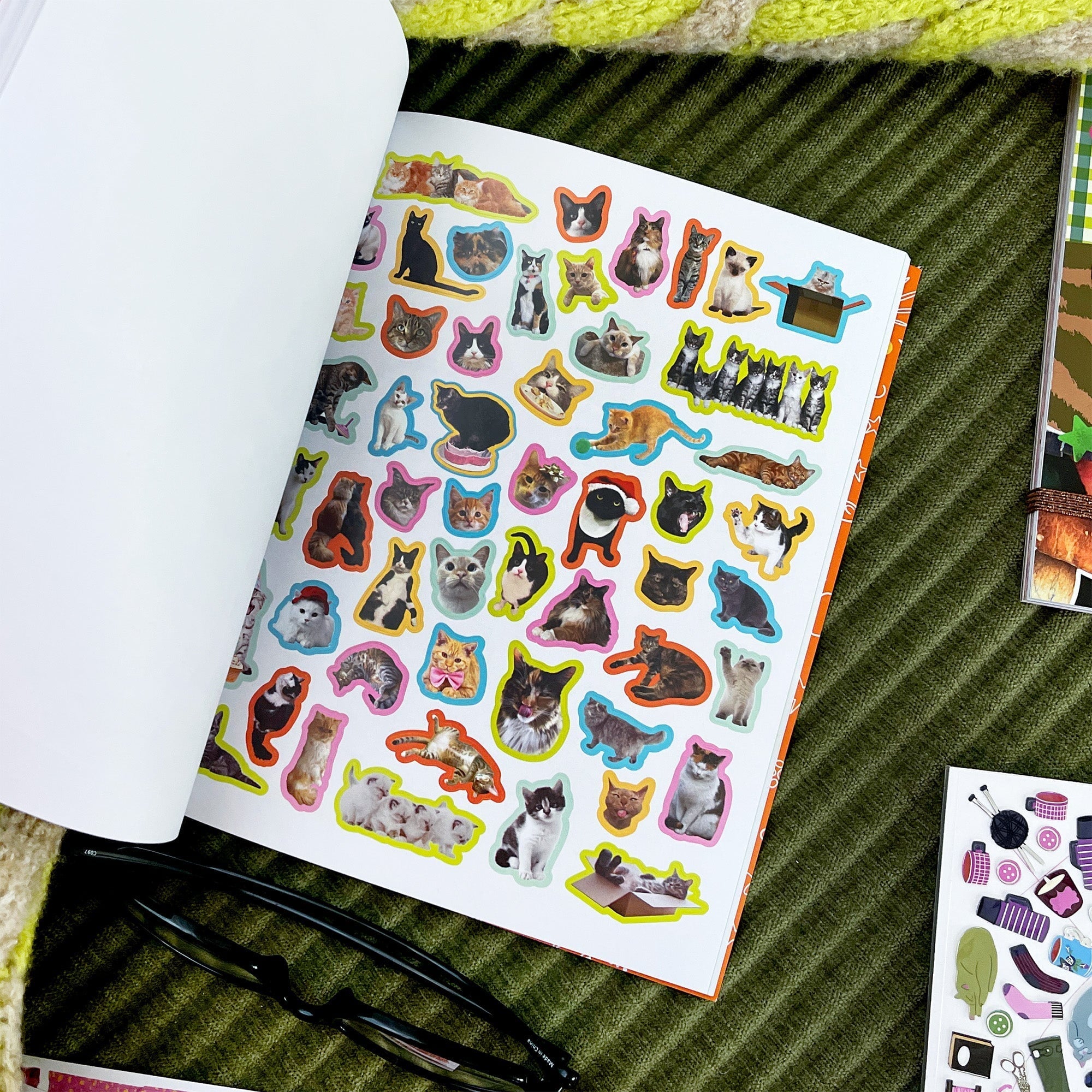 Hiss-terically Funny Cat Sticker Book