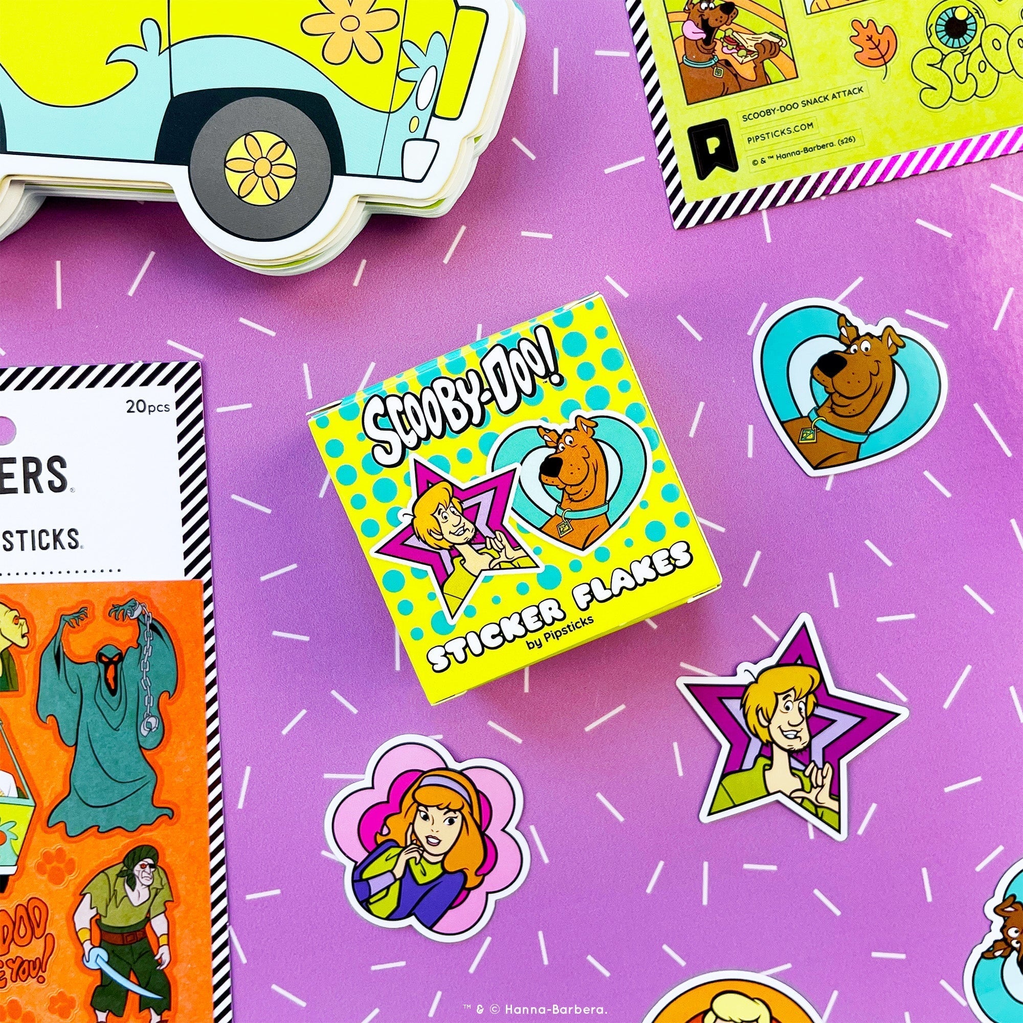 Scooby-Doo Mystery Inc. Sticker Flakes