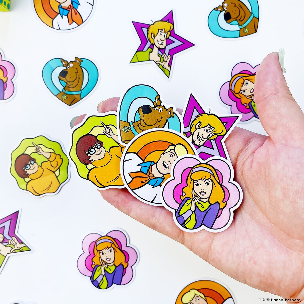 Scooby-Doo Mystery Inc. Sticker Flakes