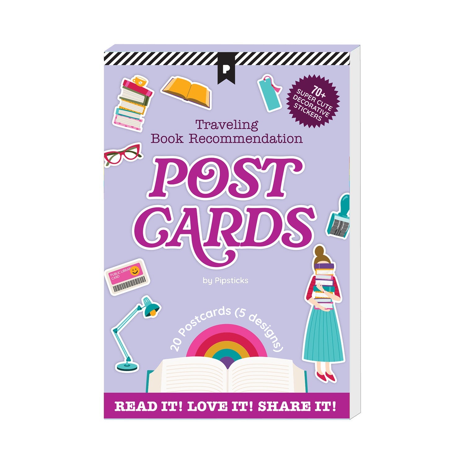 Reading Recs Traveling Postcard Book