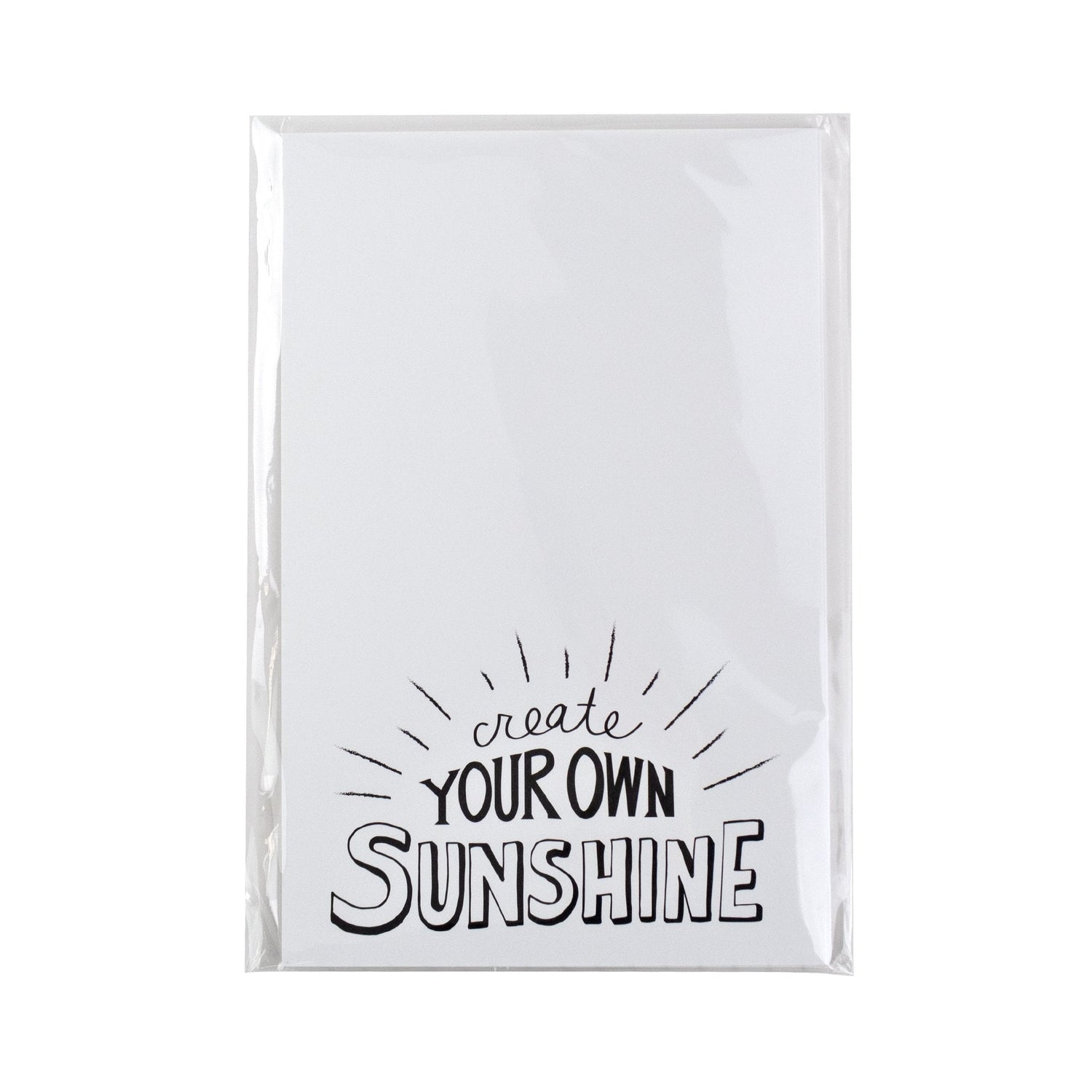 Create Your Own Sunshine Quote Card Pack