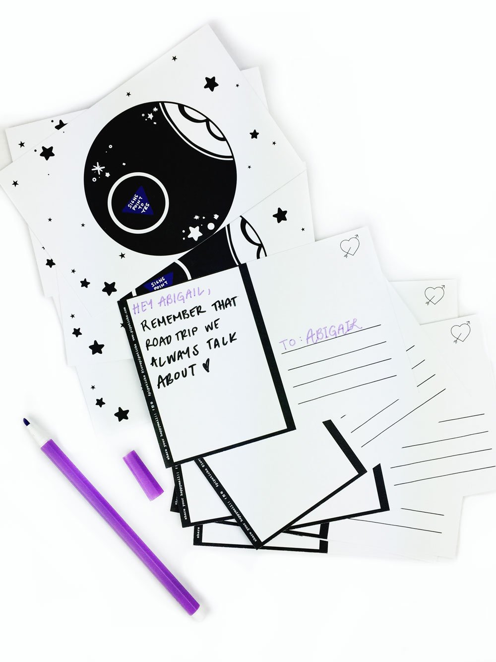 Magic Eight Ball Postcard Pack