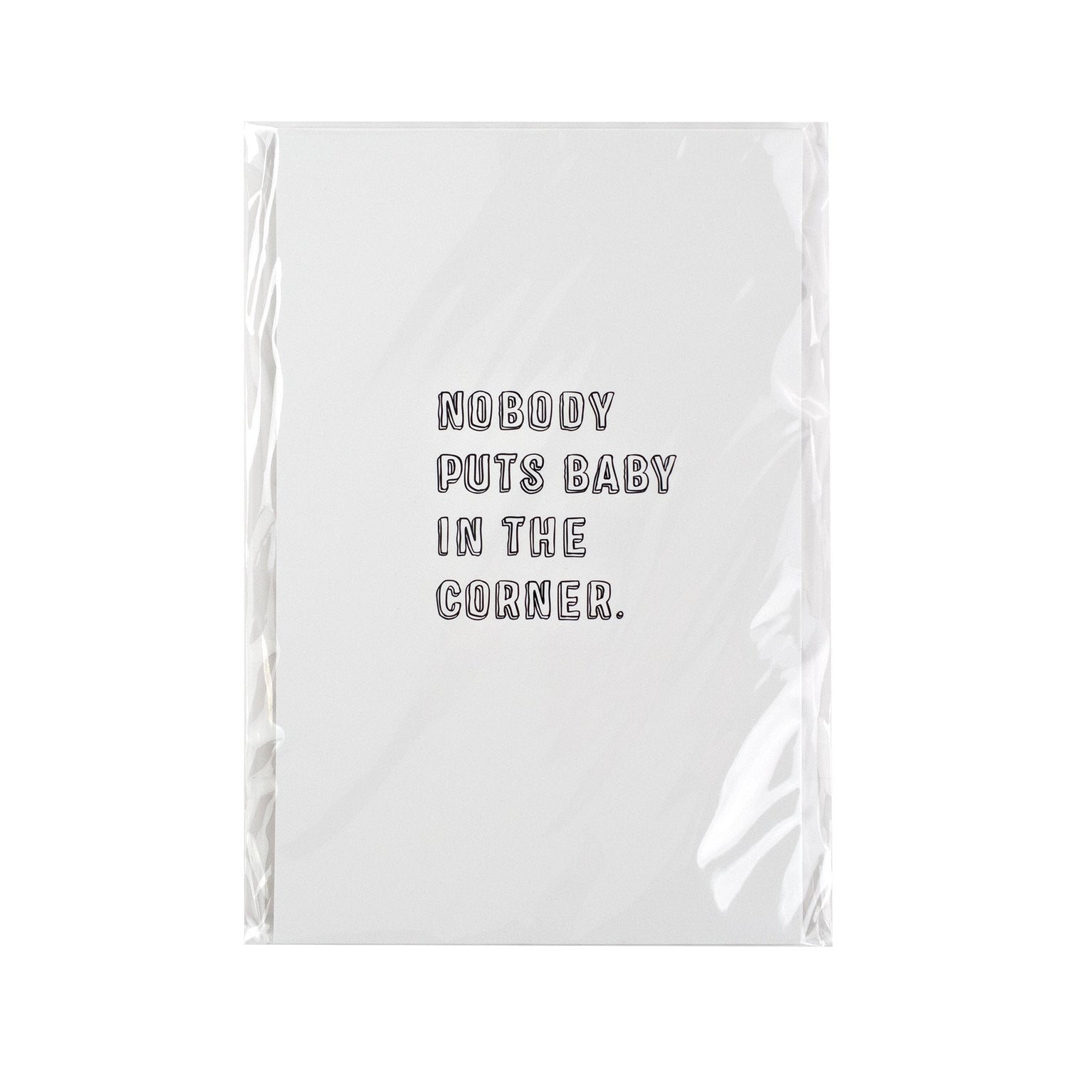 Nobody Puts Baby In A Corner Quote Card Pack
